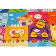 Saltea educativa cu 2 fete pentru copii margini tesute material: U-grow - 1