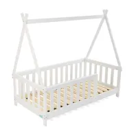 Pat casuta alb 147.5x75cm U-grow - 1