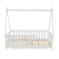 Pat casuta alb 147.5x75cm U-grow - 1