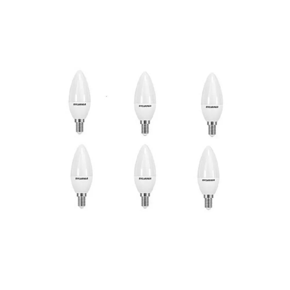Pachet 6 bec led sylvania toledo cand v3 e14 5.5w Sylvania - 1