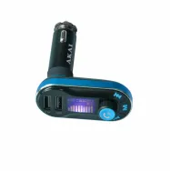 Modulator fm akai fmt-66b bluetooth functie incarcator telefon usb si Akai - 1