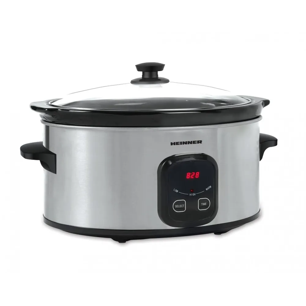 Slow cooker heinner hsck-c57ix capacitate: 5.7l vas ceramic detasabil control Heinner - 1