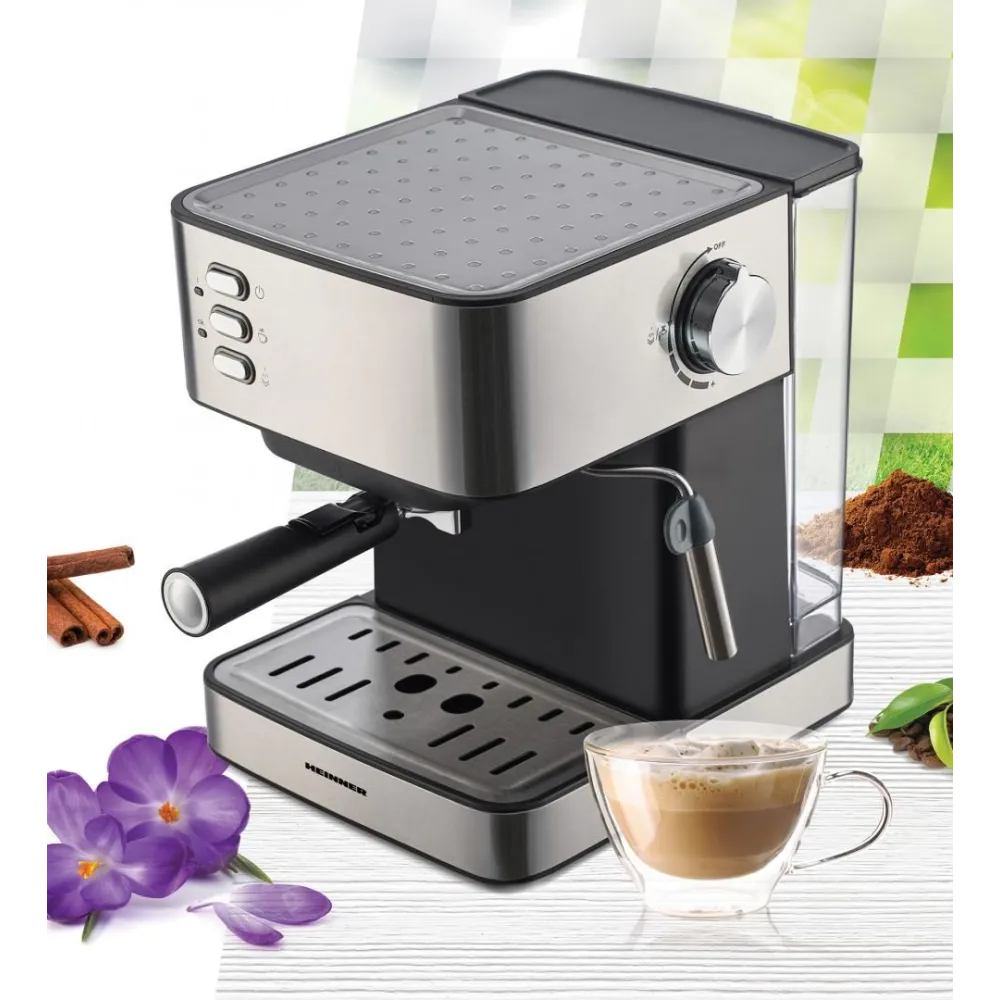 Espresor heinner hem-b2016bks optiuni preparare: espresso si spuma de lapte Heinner - 1