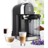 Espressor cu dozator de lapte pompa presiune: 20 bar rezervor Heinner - 1