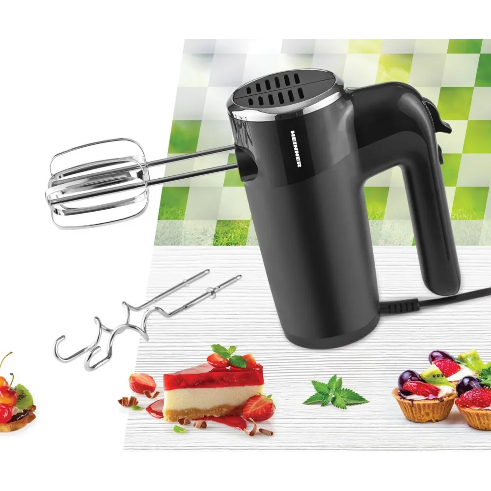 Mixer de mana heinner hm-300bk putere: 300w 6 viteze + Heinner - 1