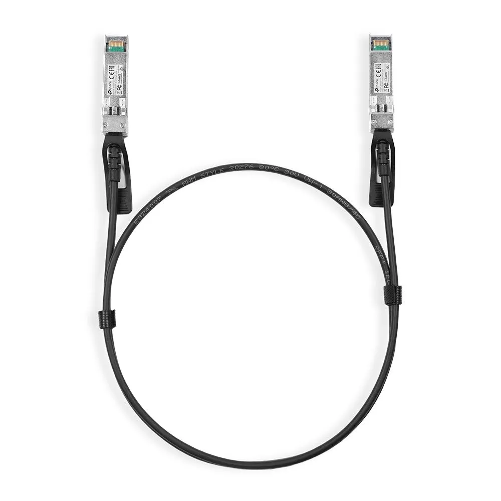 TP-Link TL-SM5220-1M cabluri din fibră optică SFP+ DAC Negru Tp-link - 1