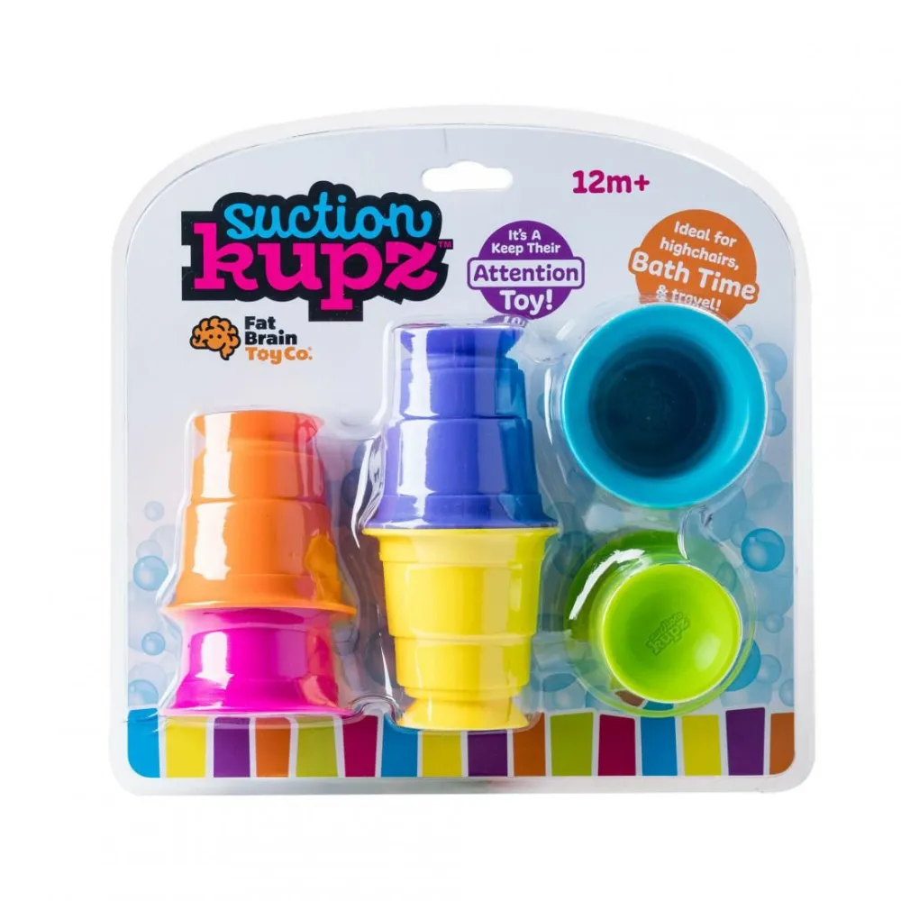 Fat brain set 6 cupe de silicon colorate Tomy - 1