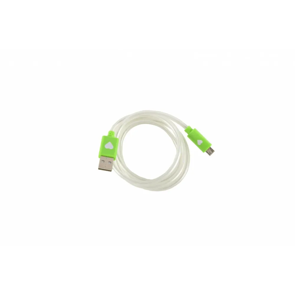 Cablu microusb serioux led 1m diverse culori bulk Serioux - 1