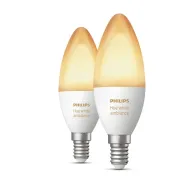 Philips Hue cu ambianță albă Pachet dublu E14 Philips by Signify - 1