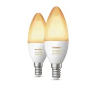 Philips Hue cu ambianță albă Pachet dublu E14 Philips by Signify - 1