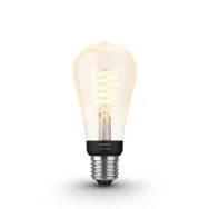 Philips Hue alb Pachet de 1, ST64, E27, Filament, Edison Philips by Signify - 1