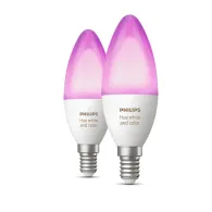 Philips Hue cu ambianță albă și color Pachet dublu E14 Philips by Signify - 1