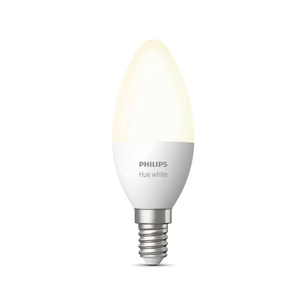 Philips Hue alb Un bec E14 Philips by Signify - 1