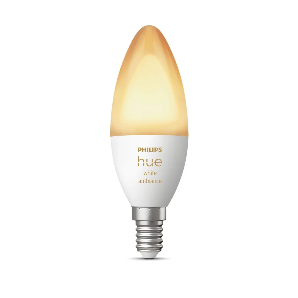 Philips Hue cu ambianță albă Un bec E14 Philips by Signify - 1