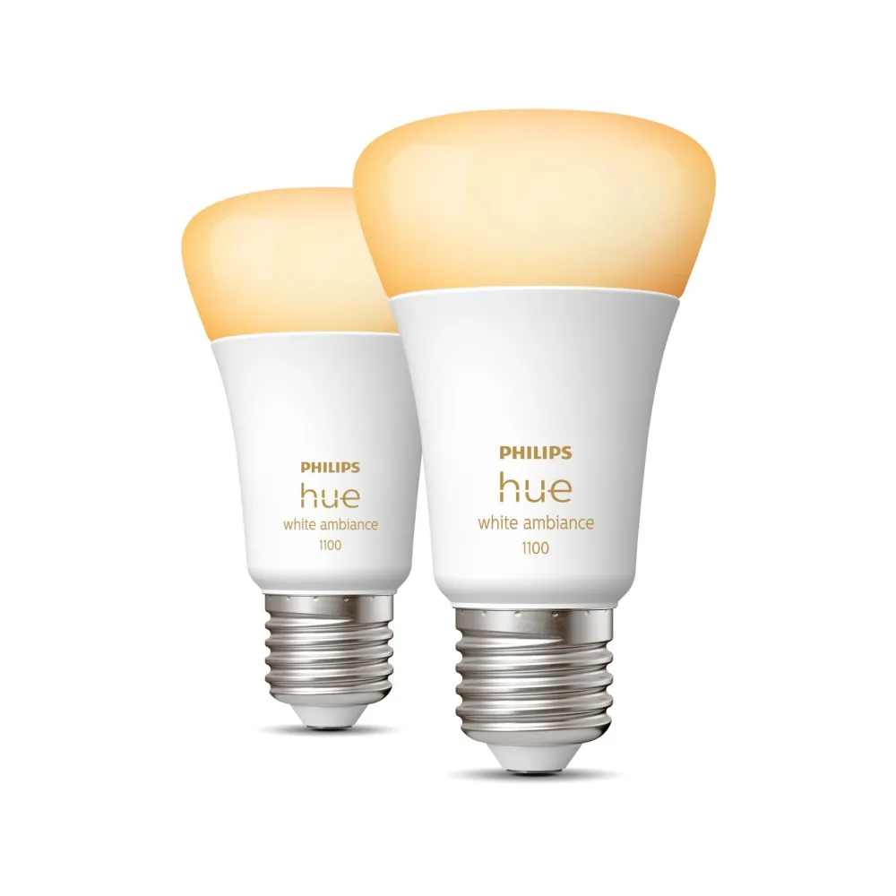 Philips Hue cu ambianță albă Pachet de 2 bucăți E27 Philips by Signify - 1
