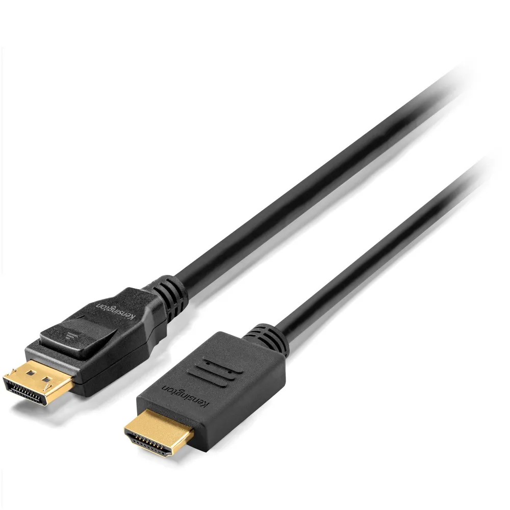 Kensington K33025WW adaptor pentru cabluri video 1,8 m DisplayPort HDMI Negru Kensington - 1