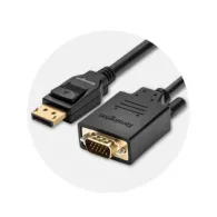 Kensington K33024WW adaptor pentru cabluri video 1,8 m DisplayPort VGA (D-Sub) Negru