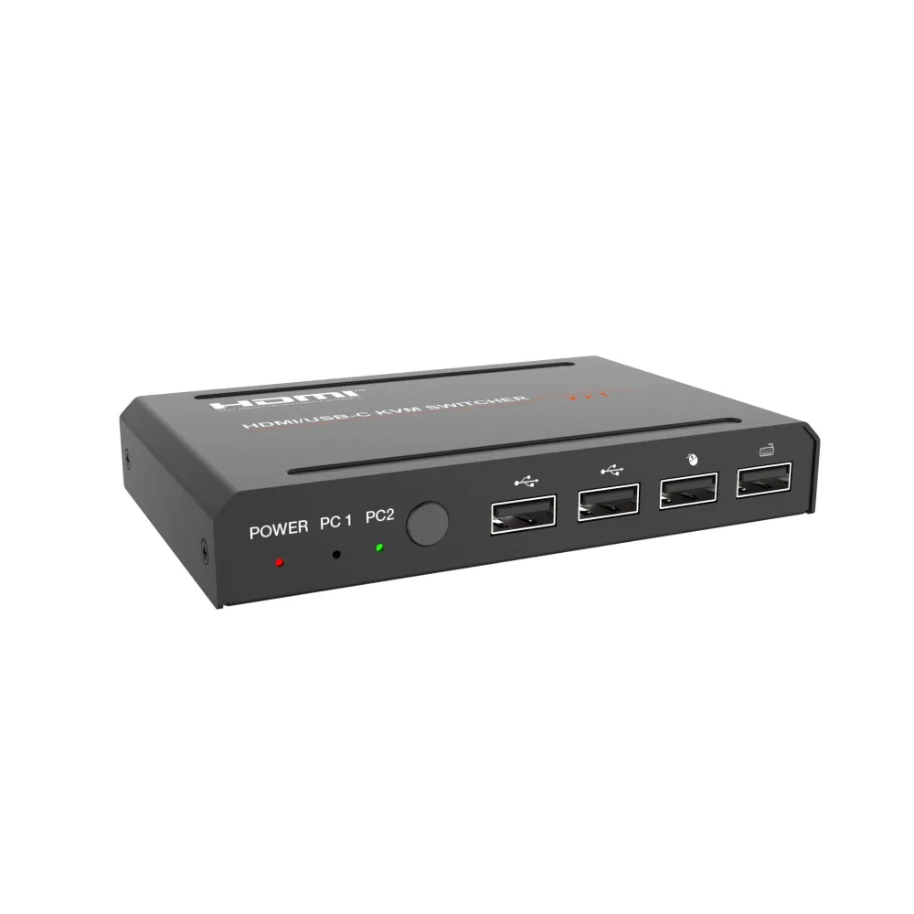 Kvm switcher hdmi/usb-c 2x1 evoconnect hdc-swb21hck Evoconnect - 1