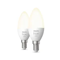 Philips Hue alb Pachet de 2 bucăți E14 Philips by Signify - 1