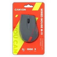 Wired optical mouse with 3 keys dpi  1000 with 1.5m Canyon - 1