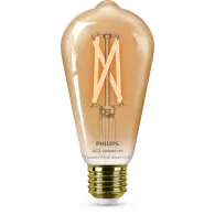 Philips Bec cu filament chihlimbar 7 W (echivalent cu 50 W) ST64 E27 Philips by Signify - 1