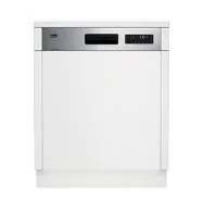 Beko DSN26420X mașini de spălat vase Semi-încorporat 14 seturi farfurii E Beko - 1