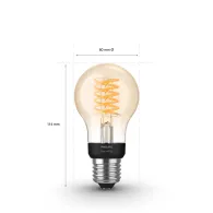 Philips Hue alb Pachet de 1, A60, E27, Filament, Standard Philips by Signify - 4