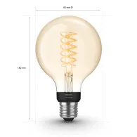 Philips Hue alb Pachet de 1 bucată G93 Philips by Signify - 5