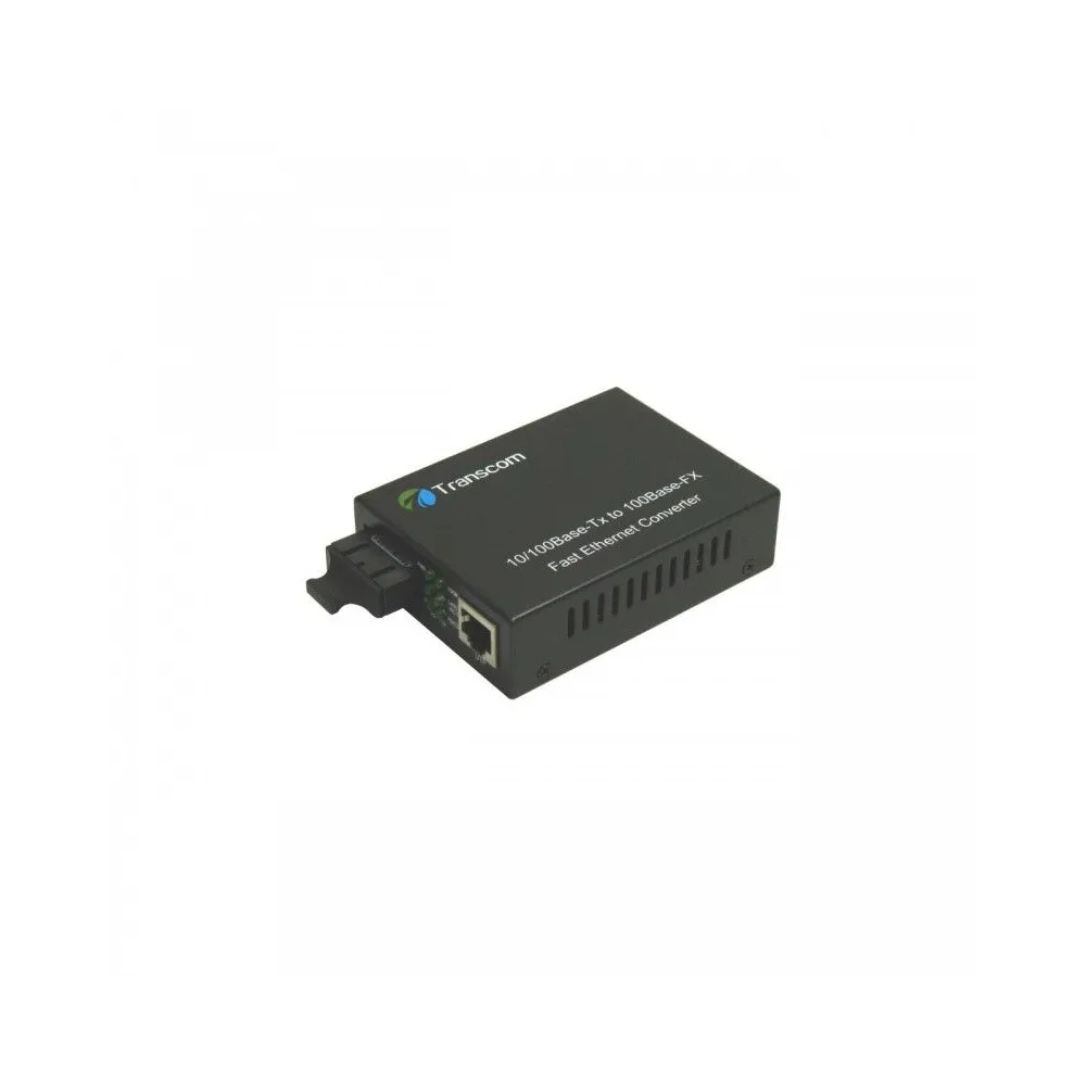 Mediaconvertor 10/100m 850nm multimode 550m conector sc - transcom ts-100-md-05 Transcom - 1