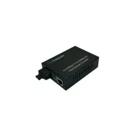 Mediaconvertor 10/100m 1550/1310nm wdm 8 dip switch type b singlemode 20km conector sc - transcom ts-100-bd-20b-8dip Transcom - 
