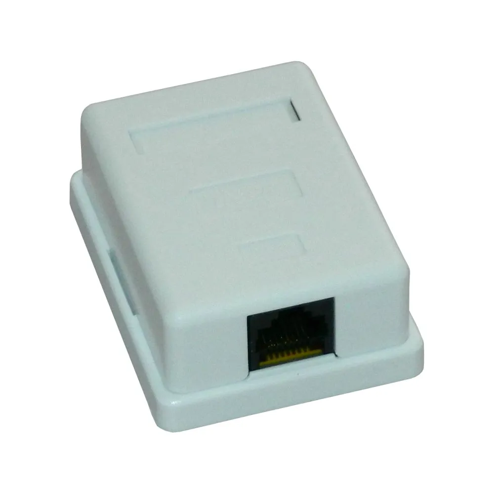 Priza utp simpla aplicata cat.6 - emtex emt-utp6-1p-pt Emtex - 1