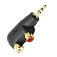 Adaptor 1xjack3.5 tata la 2xrca mama audioquest hard mini/rca adaptor Audioquest - 1