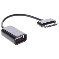 Techly I-SAM-EXT20 cabluri pentru telefoanele mobile Negru 0,2 m USB A Samsung 30-pin Techly - 1