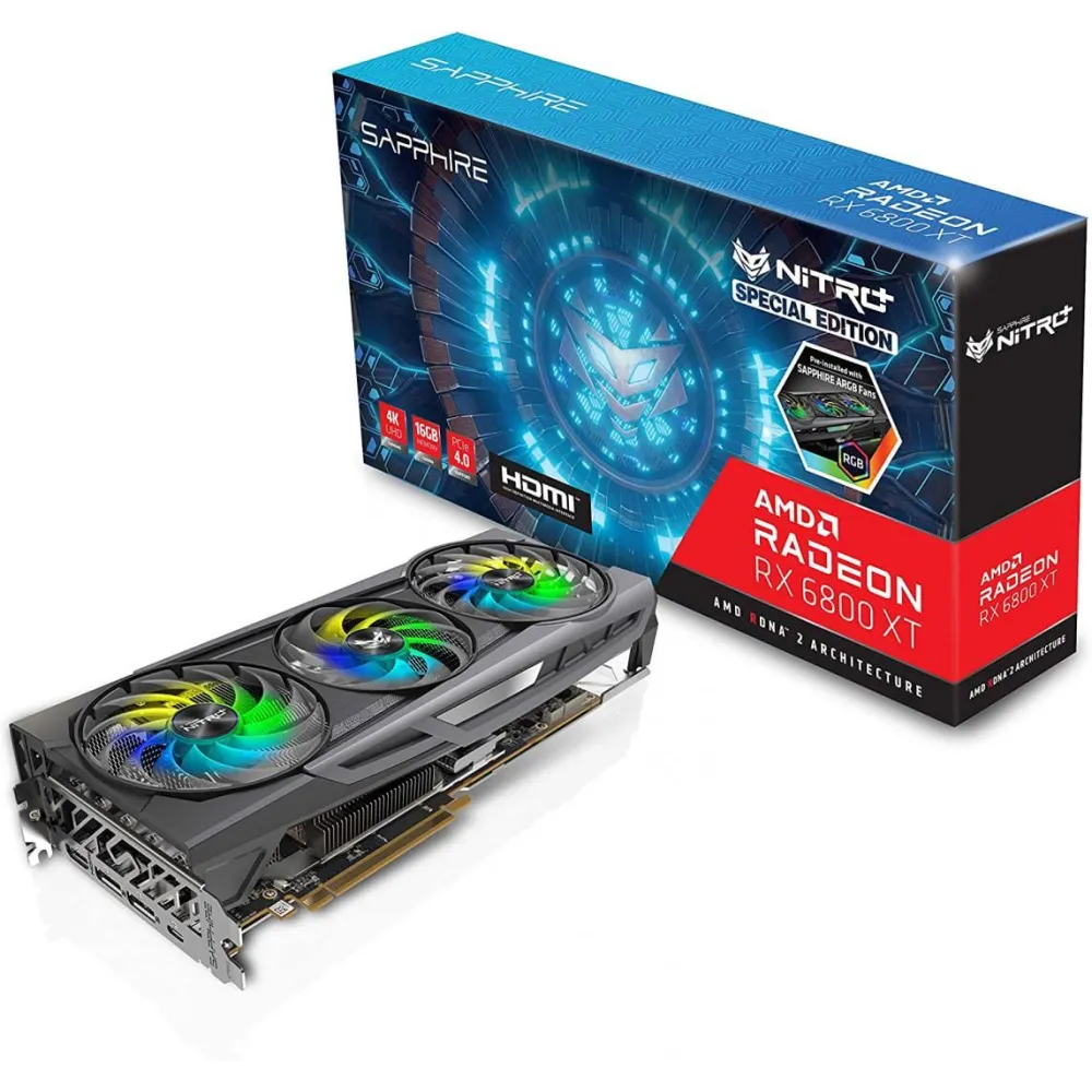 Placa video sapphire nitro+ amd radeon rx 6800 xt se Sapphire - 1