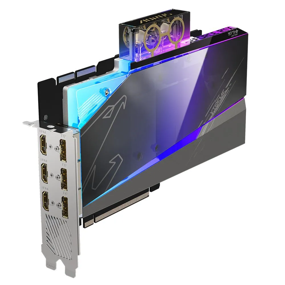 Placa video gigabyte aorus geforce rtx 3090 xtreme waterforce wb Gigabyte - 1
