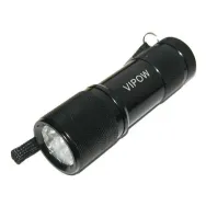 Lanterna mana 9 leduri neagra Vipow - 1