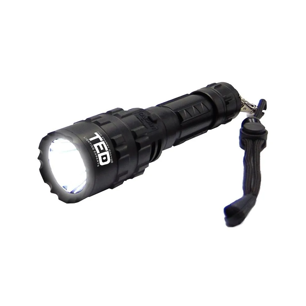 Lanterna 10w aluminiu cu acumulator 18650 TED Electric - 1
