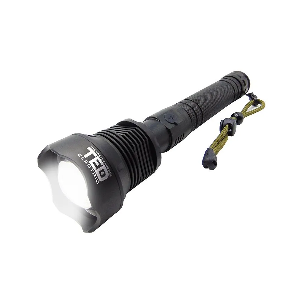 Lanterna 13w aluminiu cu acumulator 2x 18650 TED Electric - 1