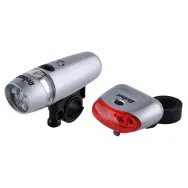 Set lumini fata spate bicicleta rebel Vipow - 1