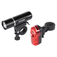 Set lumini fata spate bicicleta rebel Vipow - 1