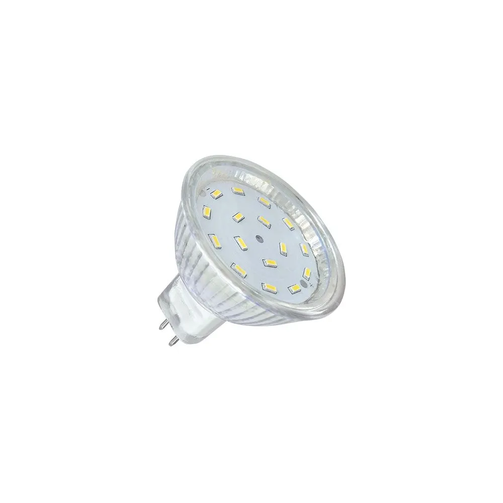 Bec led 16 smd 3014 mr16 12v 3000k 5w Vipow - 1