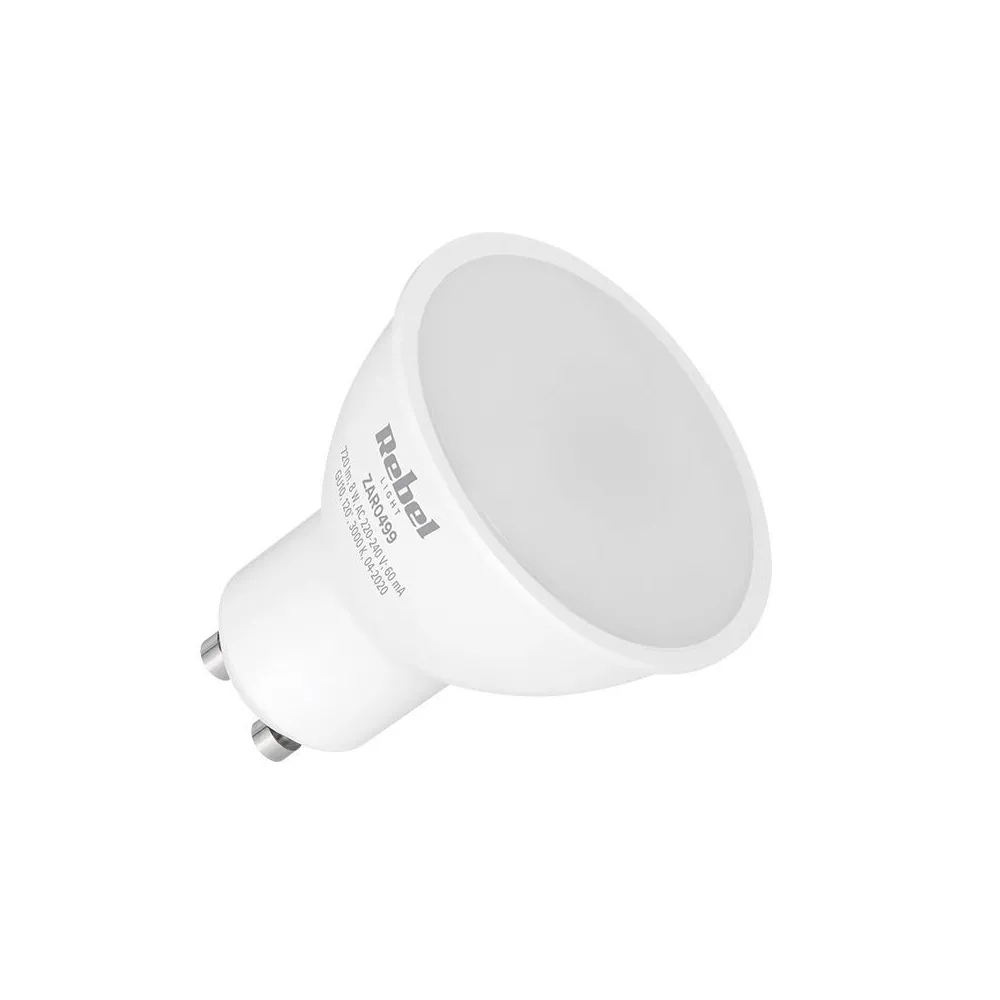 Bec led gu10 8w 3000k 230v rebel Rebel - 1