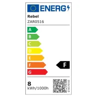 Bec led a60 e27 8w 6500k 230v rebel Rebel - 1
