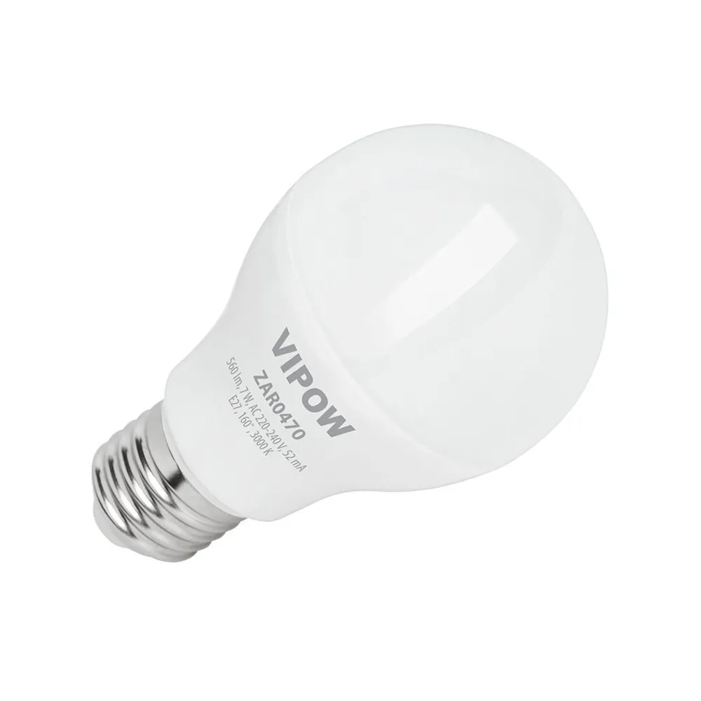 Bec led 7w g45 e27 3000k 230v Vipow - 1