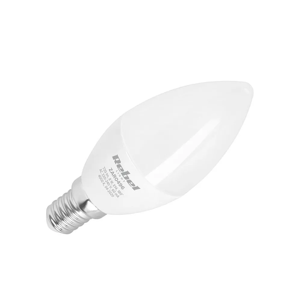 Bec led 8w e14 4000k 230v rebel Rebel - 1