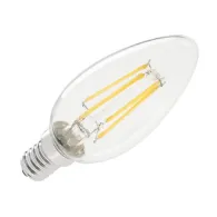 Bec led (filament) lumanare 4w e14 3000k Vipow - 1
