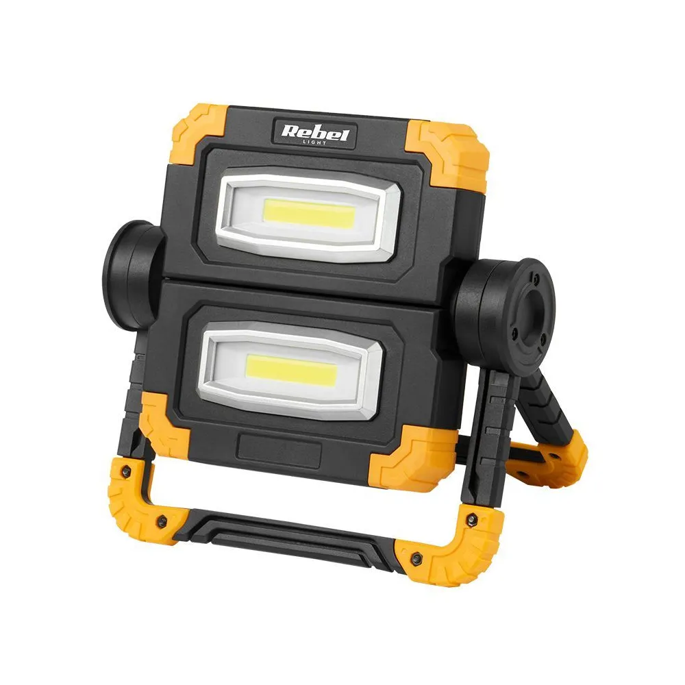Reflector led 2x cob 20w acumulator 6500k reb Rebel - 1