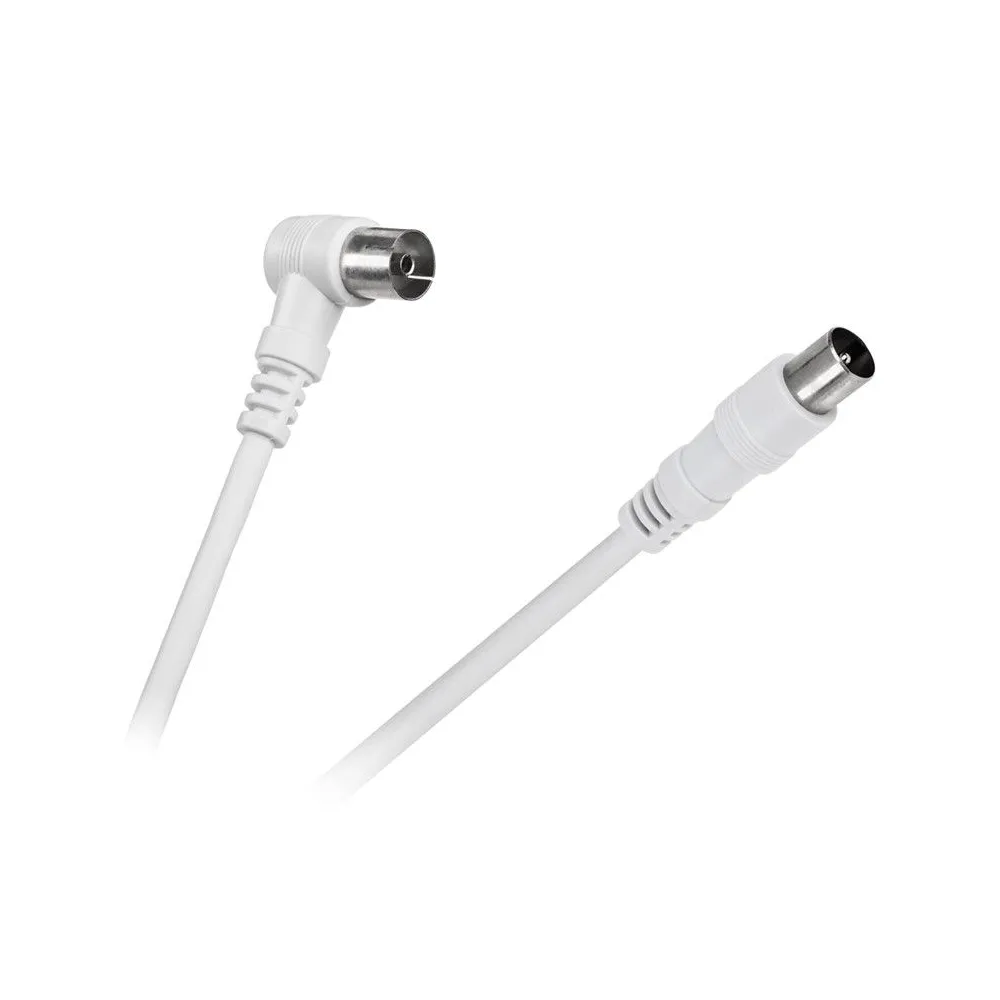 Cablu rf video alb mufa dreapta- 90gr 2.5m  - 1