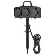 Prelungitor gradina 3 posturi 1.5m ip44 16a  - 1