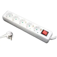 Prelungitor alb 5 posturi 1.5m (3x1.0mm)+intr Kemot - 1